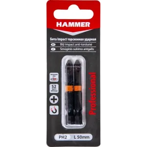 Бита PH2 50 mm Hammer (2 шт.)